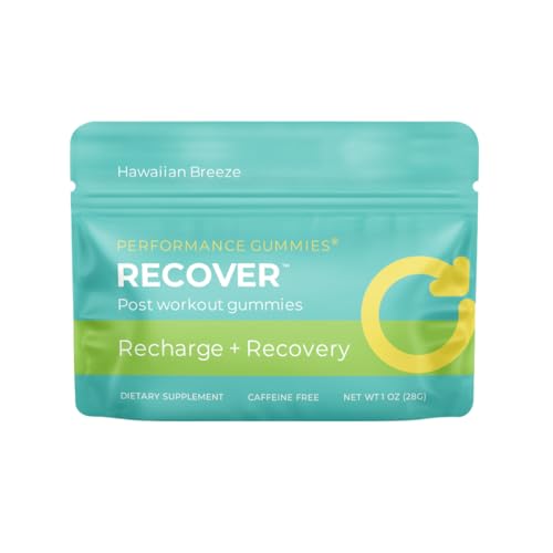 SGC Recover Gummies – 600mg BCAAs + Antioxidants – Fast-Acting Muscle Recovery and Energy Replenishment – On-The-Go Pack