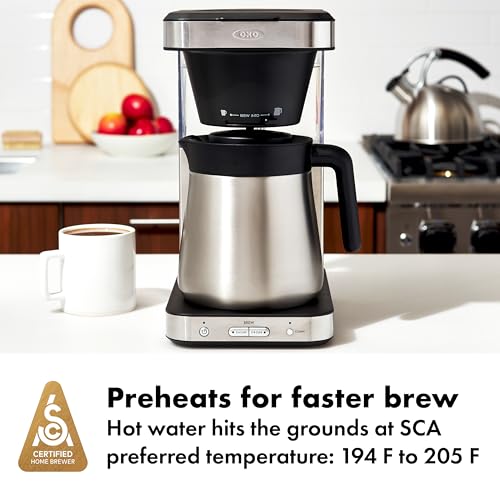 OXO Brew 8 Cup Stainless Steel Coffee Maker for Busy Professionals in the Office
| OXO Brew 8 Cup Stainless Steel Coffe