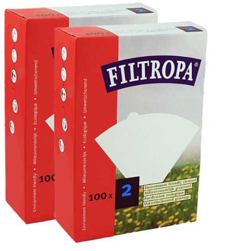 White Coffee Filters - High Quality #2 Filters for Coffee Brewers - Ideal for Coffee Enthusiasts - Perfect for Daily Use