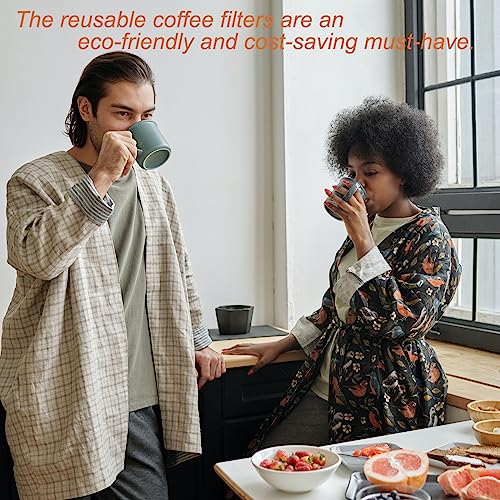Reusable Filter for Cuisinart Coffee Tone Basket GTF Series Cone Filters 12 Cup Replacement Filter Pack No.4 Cone Style